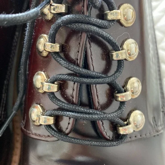 Massimo Dutti Black and Brown Leather Flats - Picture 6 of 6